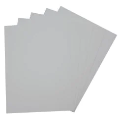 Caoutchouc mousse - Gris clair - 290 x 400 mm : FOLIA Image
