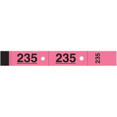TICKETS VESTIAIRES : Carnet de 1000 tickets - Rose 264 Elve