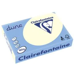 Ramette de papier de 250 feuilles A4 - 160 g - Blanc naturel CLAIREFONTAINE Dune