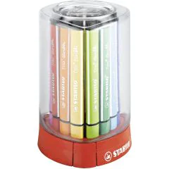 Photo 368/12-01 STABILO : Étui de 12 Feutres de coloriage Trio Scribbi - Assortiment