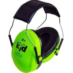 Photo 3M PELTOR : Casque de protection auditive Enfant - Vert H510AKGC