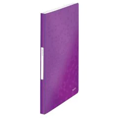 Photo Protège-documents A4 - 40 pochettes - Violet LEITZ WOW