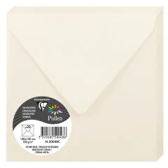 Photo Enveloppe POLLEN Ivoire Irisé Format  140 x 140 mm 50048C