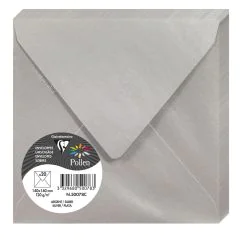 Photo Enveloppe POLLEN Argent Format  140 x 140 mm 50078C