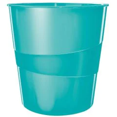 Photo Corbeille à papier 15 litres - Menthe LEITZ WOW 5278-00-51 Déchets