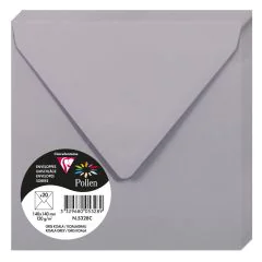 Photo Enveloppe POLLEN Gris Koala Format  140 x 140 mm 5328C