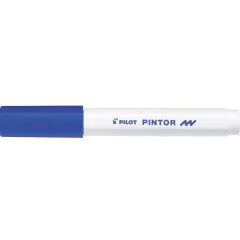 Photo Marqueur à pigment - Pointe fine - Bleu : PILOT Pintor 
