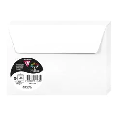 Photo Enveloppe POLLEN Blanc Format  114 x 162 mm 5436C