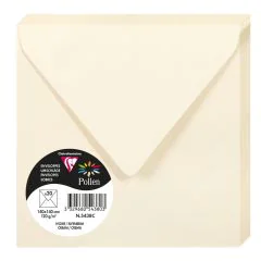 Photo Enveloppe POLLEN Ivoire Format  140 x 140 mm 5438C