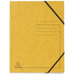 Photo Chemise imprimée à élastiques - Sans rabat - Jaune EXACOMPTA Image