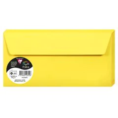 Photo Enveloppe POLLEN Jaune soleil  Format  110 x 220 mm 5565C