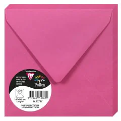 photo Enveloppe POLLEN Rose Fuchsia Format  140 x 140 mm 5578C
