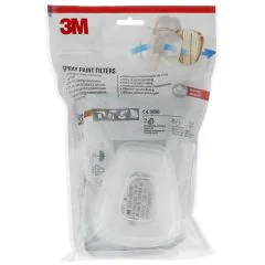 Photo Filtre de rechange pour demi-masque de protection respiratoire 3M