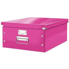 Photo Boite de rangement WOW - Format A3 - Rose LEITZ 6045-00-23 Coffret large