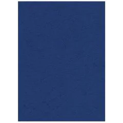 Photo Plat de couverture pour reliure A4 - Carton Grain Cuir - Bleu foncé PAVO 8005253