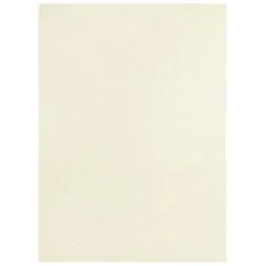 Photo Plat de couverture pour reliure A4 - Carton Grain Cuir - Ivoire mat PAVO (8011216)
