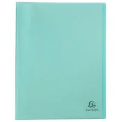 Photo Protège-Documents de 80 Vues - Vert EXACOMPTA Chromaline Pastel