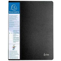 Protège-Documents 120 Vues Noir EXACOMPTA Opaque Up Line