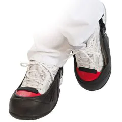Photo Paire de surchaussures de sécurité - 39-43 - Noir/Rouge HYGOSTAR