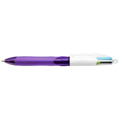 Photo Stylo 4 couleurs pastel à bille rétractable BIC Grip Fun