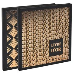 EXACOMPTA : Livre d'or - Balacron noir - 260 x 220 mm 4981E