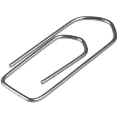 Photo Boite de 100 attache-lettres en métal - 32 mm : WEDO 124 32100