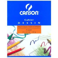 Cahier à Dessin 17 x 22 cm CANSON