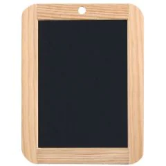 Photo Ardoise noire avec cadre en bois - 180 x 260 mm WONDAY