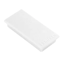 Photo Lot de 10 Aimants - 50 x 23 mm - Blanc : FRANKEN