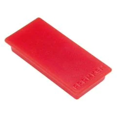 Photo Lot de 10 Aimants - 50 x 23 mm - Rouge : FRANKEN