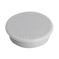 Photo Lot de 10 Aimants ronds - 32 mm - Gris : FRANKEN