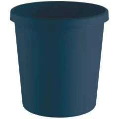 Photo Corbeille à papier de 18 L - Plastique recyclé - Bleu HELIT The Green German