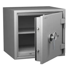 Photo Armoire forte ignifuge papier 1 heure - Serrure à clé A2P PROTECT FIRE 50