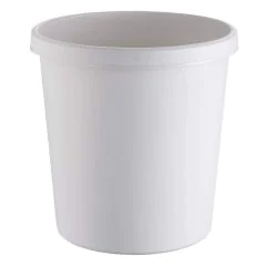 Photo Corbeille à papier 18 litres - Gris Lumière : HELIT H6105882