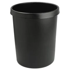 Photo Corbeille à papier 45 litres - Noir : HELIT H6106295