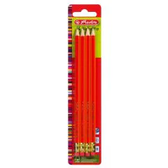 Photo Crayon à papier avec gomme Mine graphite - HB : HERLITZ Skizzo 8670408