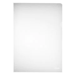 Photo Lot de 100 Pochettes à coins A4 - PP grainé 0,11 - Transparent : HERLITZ  5914304