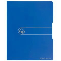 Photo HERLITZ : Protège-documents de 20 pochettes - Bleu opaque  Porte-vues 