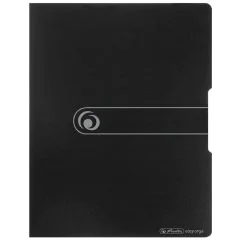 Photo HERLITZ : Protège-documents de 20 pochettes - Noir opaque