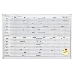 Photo Tableau pour planning annuel - 24 positions : FRANKEN Jet Calendrier