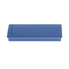 Photo Lot de 10 Aimants rectangulaires - 55 x 22 mm - Bleu foncé : MAGNETOPLAN 1665114