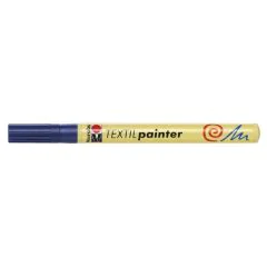 Marqueur pour tissus - 1-2 mm - Bleu foncé : MARABU TEXTIL PAINTER image
