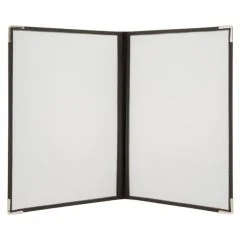 Photo Protège-menu transparent A4 - Pour 4 visuels SECURIT Crystal