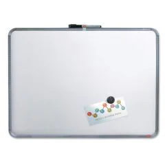 Photo Tableau magnétique - 580 x 430 mm - Argent : NOBO Slim Linie QB05742C