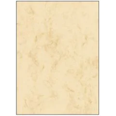 Photo SIGEL T1081 Feuilles marbrées - Format A4 - Beige