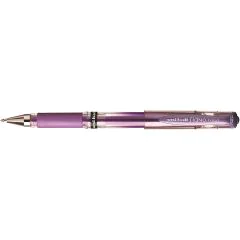 Photo Stylo roller à encre gel - SIGNO Broad UM-153 - Violet métallique UNI-BALL UM-153 VTM - Ecriture