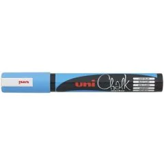 pwe-5m-bc-uni-ball-marqueur-craie-liquide-verre-5-bleu photo