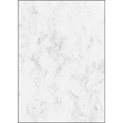 SIGEL DP183 : Lot de 25  feuilles marbrées - Format A4 - Gris