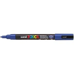 Marqueur peinture Posca PC 3M - Bleu foncé : UNI-BALL photo