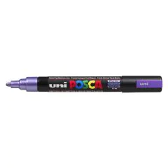 Marqueur peinture Posca PC 5M - Violet métallique : UNI-BALL photo